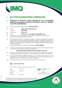 IMQ_25_ATEX_043_X_page_1 IMQ_25_ATEX_043_X_page_1
